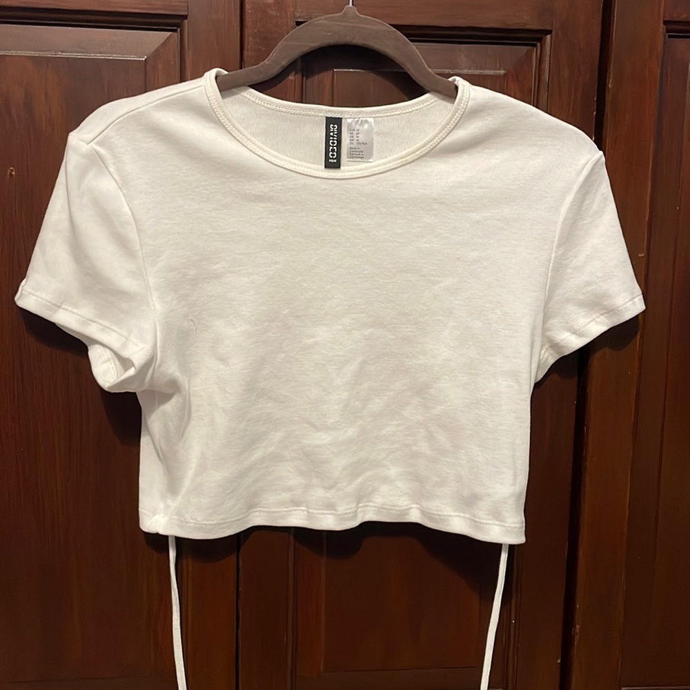H&M cropped t shirt